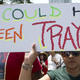 A rally for Trayvon Martin in New York on July 20, 2013 (Don Emmert/Getty Images)